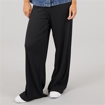 Noisy May Womens Pasa Wide Leg Trousers Black