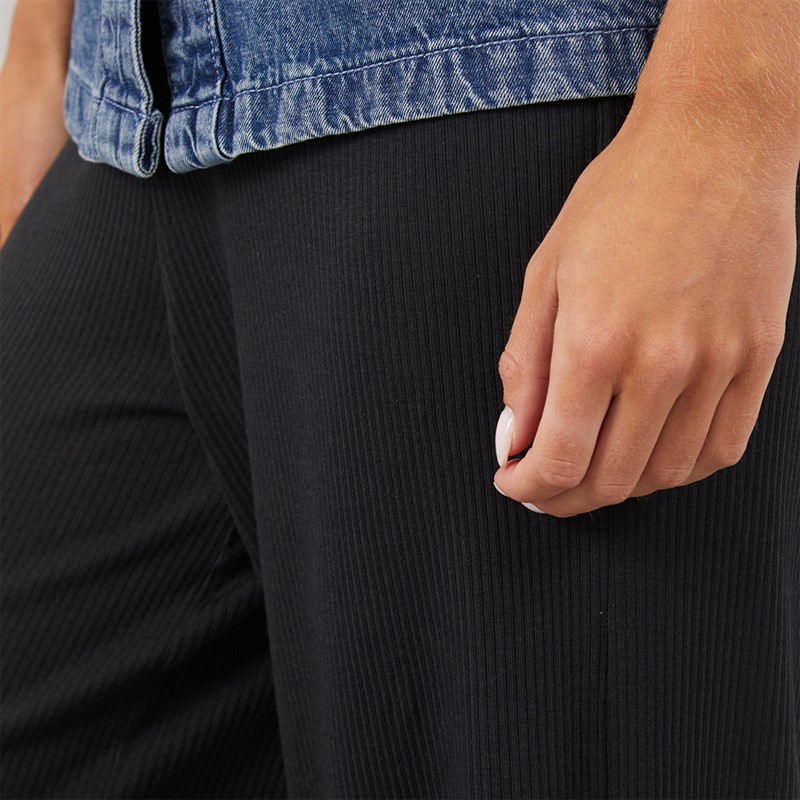 Noisy May Womens Pasa Wide Leg Trousers Black