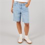 Noisy May Dame Holla Denim Shorts Light Blue Denim