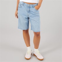 Noisy May Womens Holla Denim Shorts Light Blue Denim