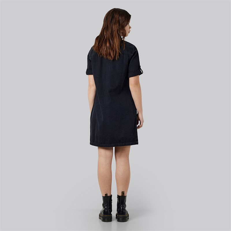 Noisy May Dame Signe Denim Kjole Sort