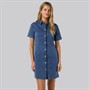 Noisy May Dame slim denim kjole Medium Blue Denim