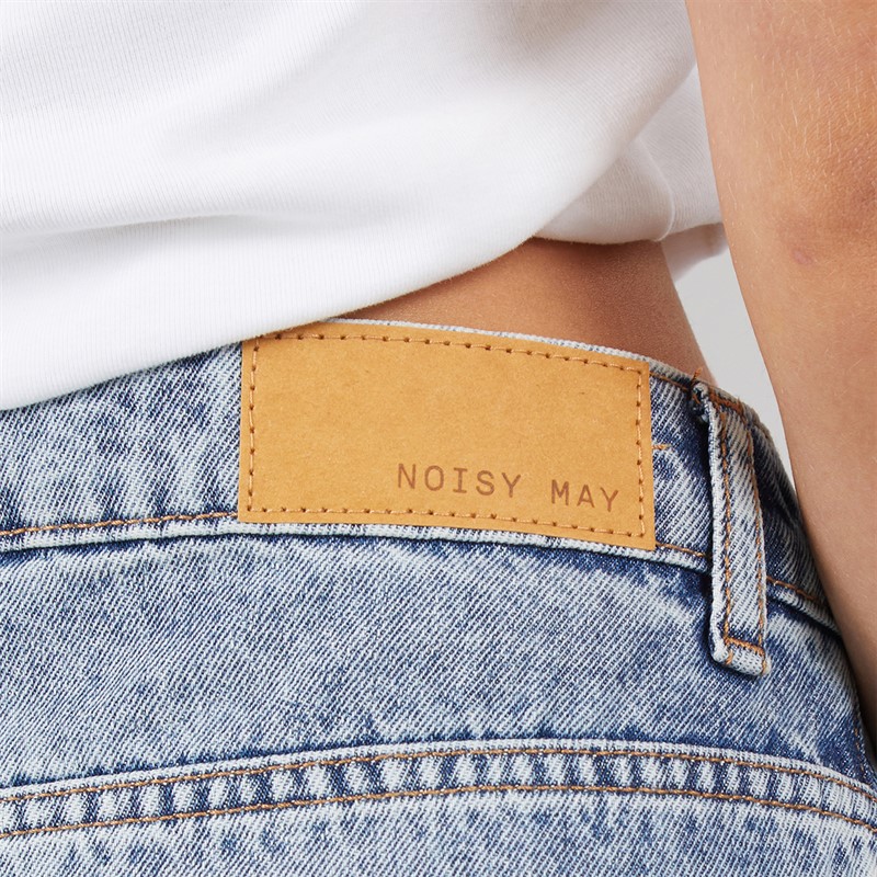Noisy May Dame Mindie Bermuda Shorts Light Blue Denim