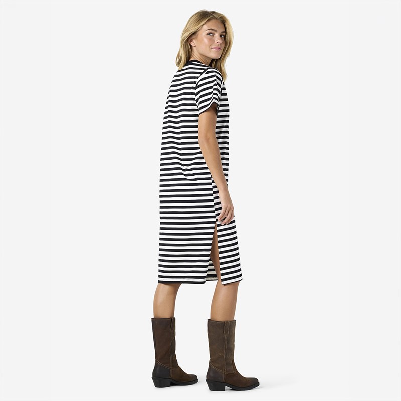 Noisy May Womens Stripe Mini Dress Black