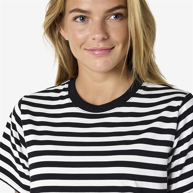 Noisy May Womens Stripe Mini Dress Black