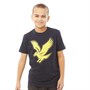 Lyle And Scott Boys Eagle Logo T-Shirt Navy Blazer