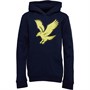 Lyle And Scott Sweat à Capuche Logo Junior Bleu Marine