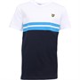 Lyle And Scott Boys Yoke Stripe T-Shirt Bright White