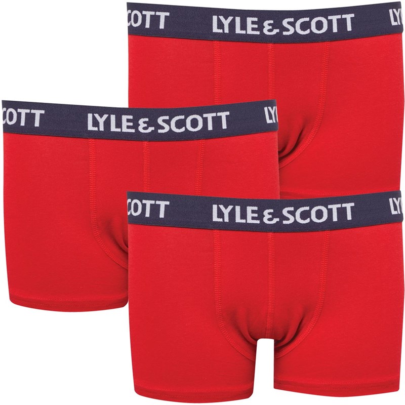 Lyle And Scott Boxer Solid Junior Rouge