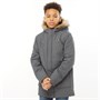 Lyle And Scott Veste Parka Winter Weight Junior Gris