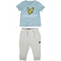Lyle And Scott Peuter Jongens Infant Eagle Logo Set Lichtblauw