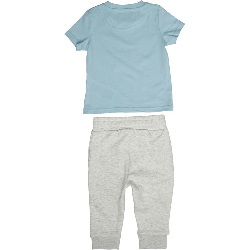 Lyle And Scott Peuter Jongens Infant Eagle Logo Set Lichtblauw
