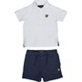 Lyle And Scott Ensembles Infant Tipped Enfant Garçons Blanc