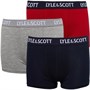 Lyle And Scott Boxers 3X Waterfall Garçon Multicolore
