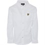 Lyle And Scott Kleinkind Jungen Infant Peached Oxford Hemd mit langem Arm Weiß