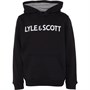 Lyle And Scott Boys Text OTH Hoodie Black