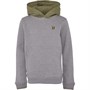 Lyle And Scott Sweats à Capuche Contrast BB Garçon Gris Chiné