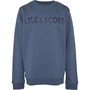 Lyle And Scott Boys Text Sweatshirt China Blue