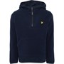Lyle And Scott Infant Quarter Zip Micro Fleece Hoodie Navy Blazer