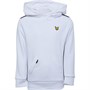 Lyle And Scott Kids Sport Piped OTH Hoodie Bright White