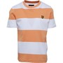 Lyle And Scott Kids Wide Stripe T-Shirt Pumpkin