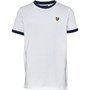 Lyle And Scott Jungen Ringer T-Shirts Weiß
