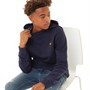 Lyle And Scott Drenge Sport Piped OH Hættetrøjer Marineblå