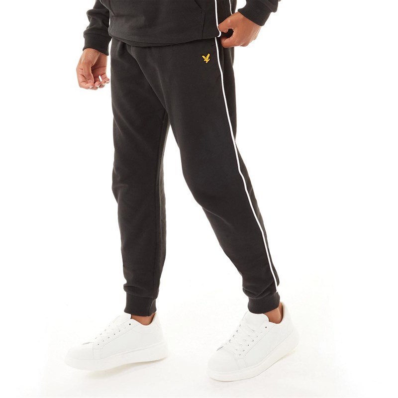 Lyle And Scott Pantalons de Jogging Sport Piped Garçon Noir