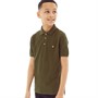 Lyle And Scott Boys Classic Polo Shirt Dark Olive