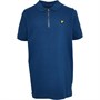 Lyle And Scott Polos à manches courtes Dobby Zip Garçon Bleu