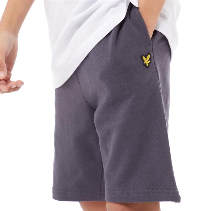 Lyle And Scott Boys Contrast Polo And Shorts Set Bright White