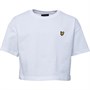 Lyle And Scott Hauts Courts Boxy Crop Fille Blanc
