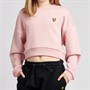 Lyle And Scott Meisjes Crop Raglan Sweaters Roze