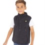 Lyle And Scott Vestes sans Manches Packable Garçon Noir