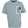 Lyle And Scott T-shirt à poche Garçon Bleu céleste