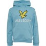 Lyle And Scott Sweats à Capuche Eagle Logo Garçon Bleu