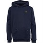 Lyle And Scott Sweats à Capuche Hybrid Pique Garçon Bleu Marine