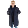 Lyle And Scott Boys Longline Puffer Jacket Navy Blazer