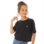 Lyle And Scott Girls Crop T-Shirt Black