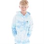Lyle And Scott Boys Tie Dye Hoodie Blue Mist