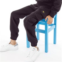 Lyle And Scott Junior Boys Oversized Pocket Joggers Black