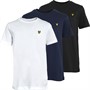 Lyle And Scott Boys Three Pack T-Shirts Navy Blazer/Black/White