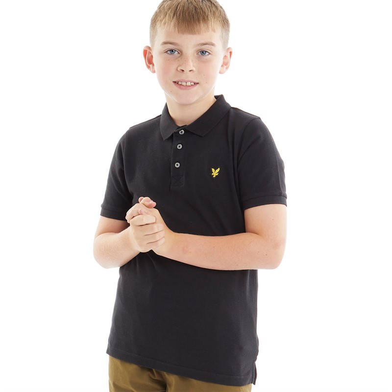 Buy Lyle And Scott Boys Polo True Black