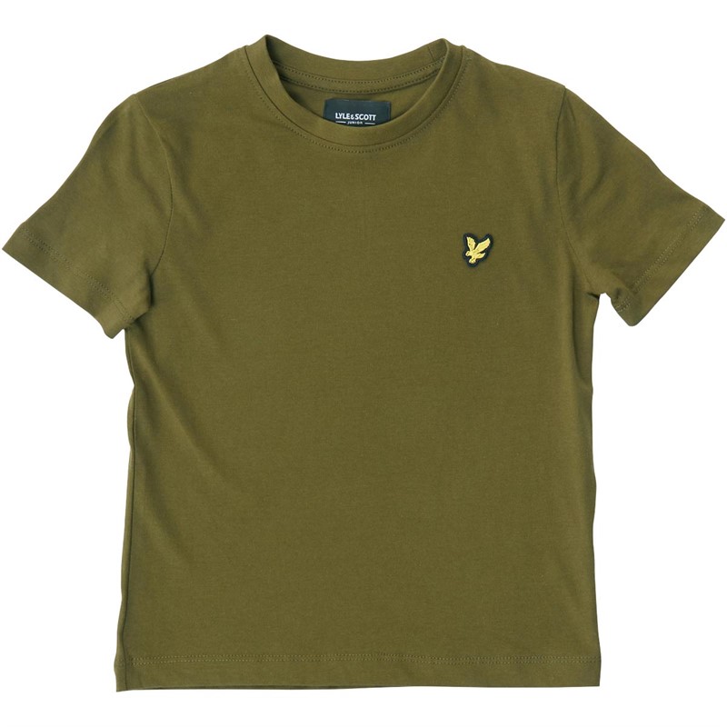 Lyle And Scott Boys T-Shirt Dark Olive