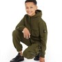 Lyle And Scott Boys Pocket Quarter Zip Hoodie And Joggers Set Dark Olive