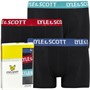 Lyle And Scott Boys Boxed Solid Three Pack Trunks Black
