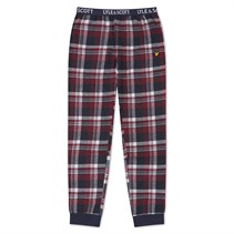 Lyle And Scott Boys Flannel Trousers Peacoat Check