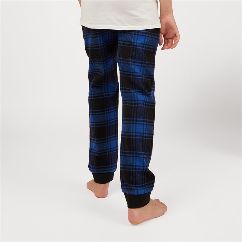 Lyle And Scott Boys Flannel Trousers Black Check