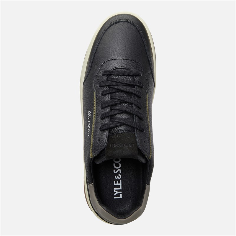 Lyle And Scott Mens Merose Trainers Black