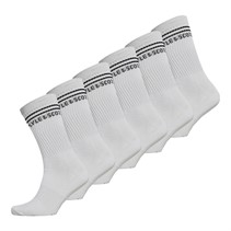 Lyle And Scott Boys Six Pack Socks Bright White